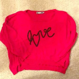 Oversized LOVE sweater